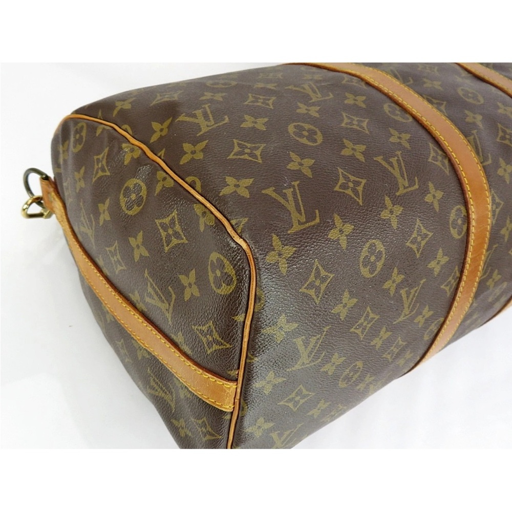 Louis Vuitton Brown and Tan Monogram Duffel Bag - Picture 7 of 16